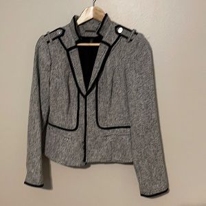 Gray chic White House Black Market Blazer Suit Jacket-NWOT